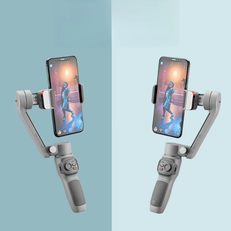 Vídeo estabilizador de três eixos para celular