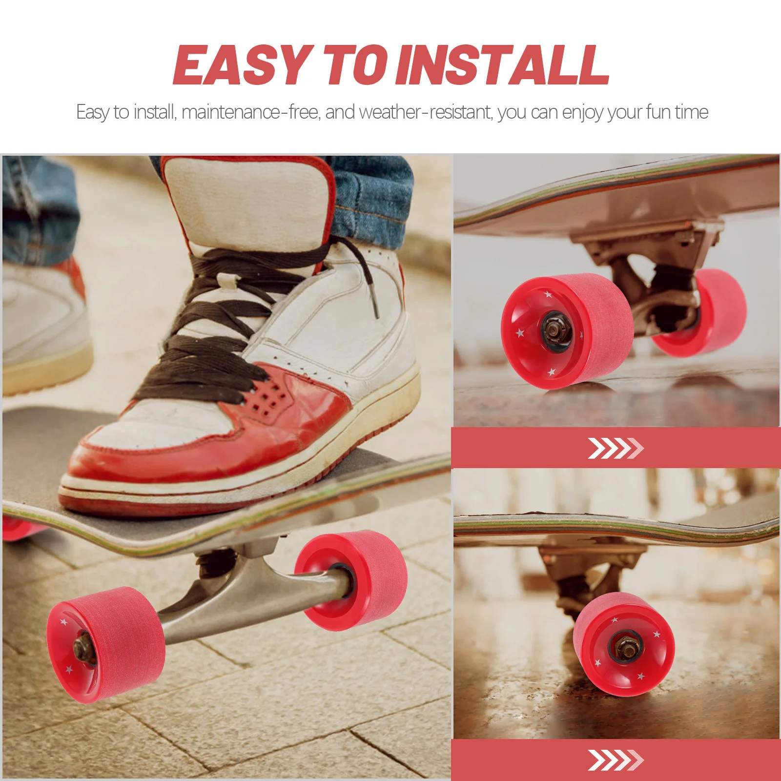 

Прочный сменный полиуретановый скутер, долговечный аксессуар для скейтборда для отдыха на открытом воздухе, аксессуары для скейтборда