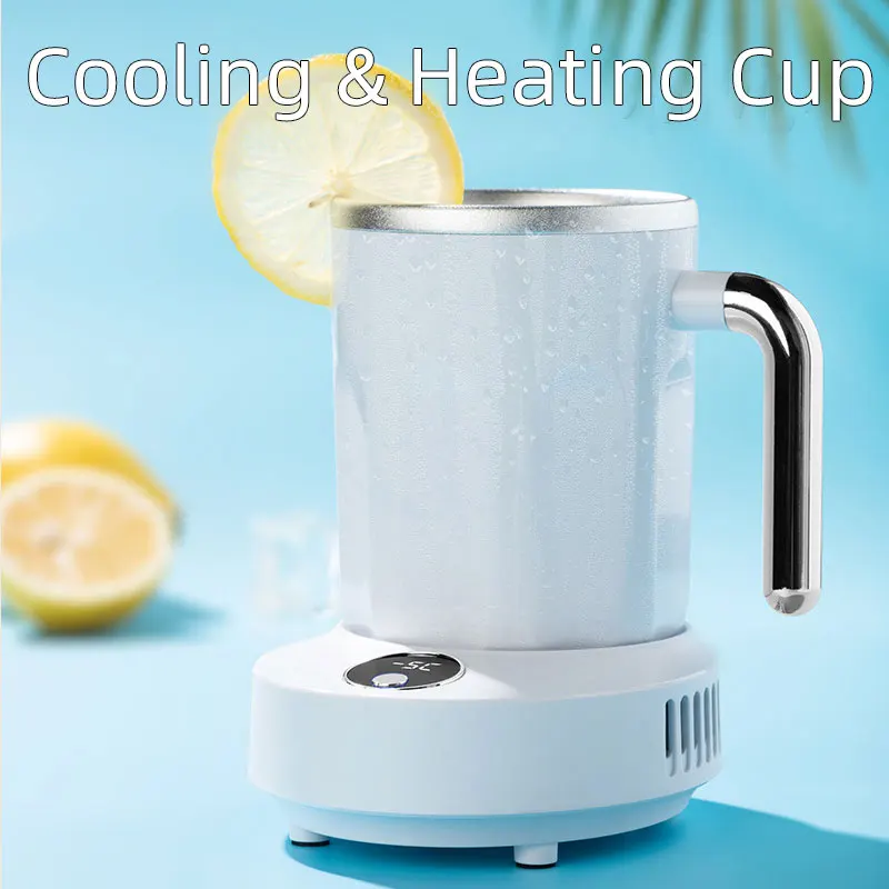 Mini Quick Cooling e Aquecimento Cup, Refrigeração Rápida, Leite Quente, Bebida Fria, Casa Dormitório, Bebida de Cerveja, Grau Alimentício, 350ml