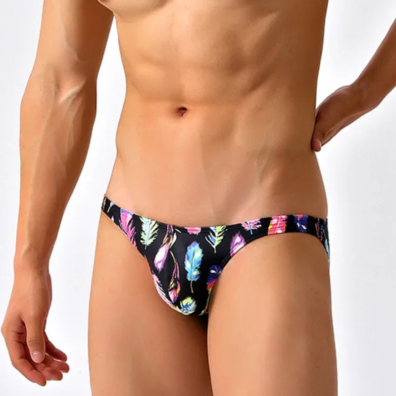 Hot Super Low Waist Swimwear Mens Swimming Briefs Sexy Mini Bikini Slip Men Swim Trunks Shorts Beach Bathing Suit Man Swimsuits