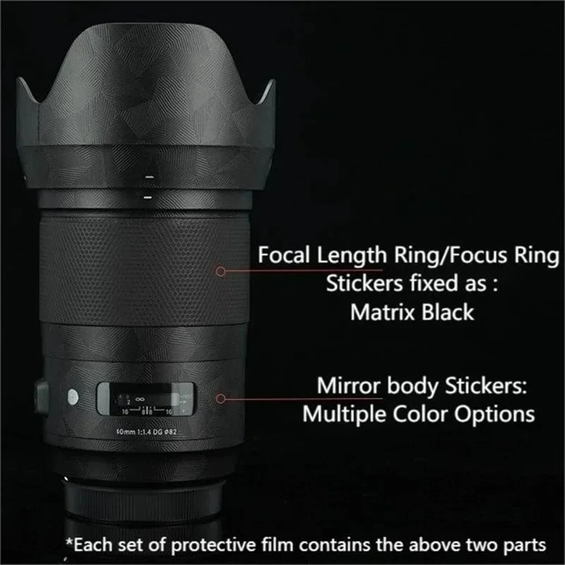 For Sigma 40mm F1.4 DG HSM Art For Canon EF Mount Lens Sticker Vinyl Wrap Film Lens Body Protective Decal Skin Protector Coat