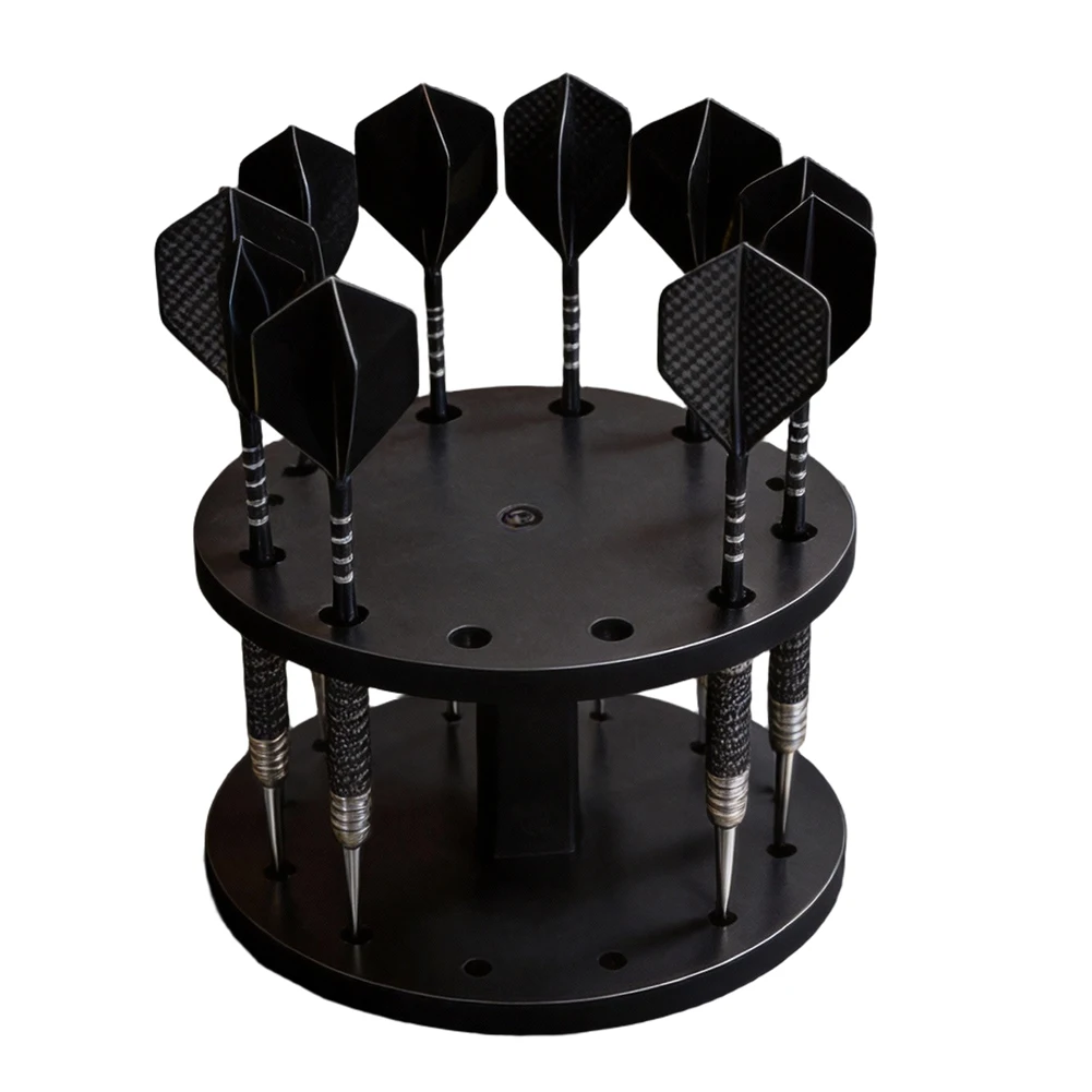 Stand for Dart Storage and Presentation Holds 12 Fully Assembled For Darts and Supports Consistent Layout Maintenance