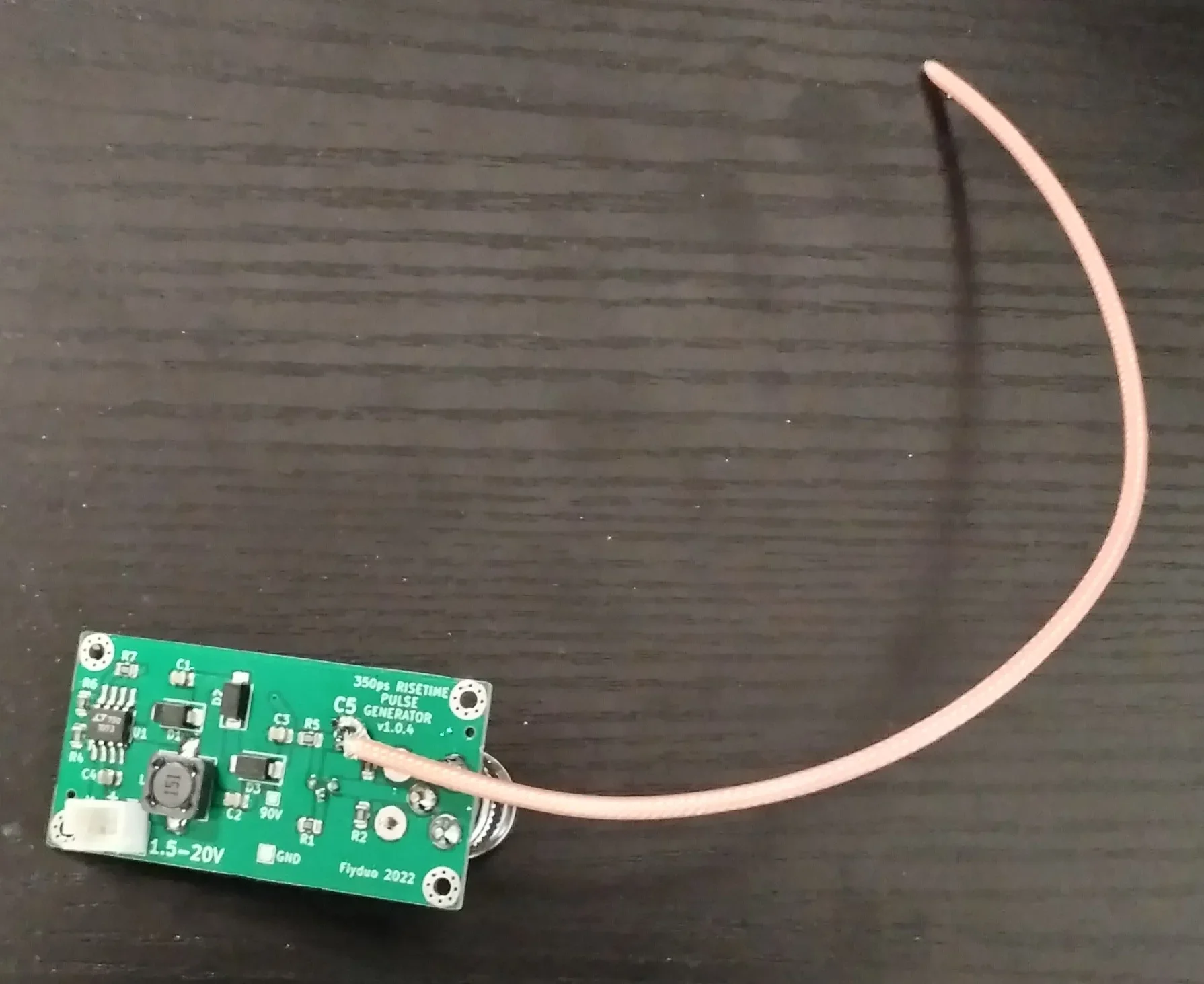 Fast Edge Pulse Generator 350 Picosecond Rising Edge Measurement of Oscilloscope Bandwidth TDR Measurement