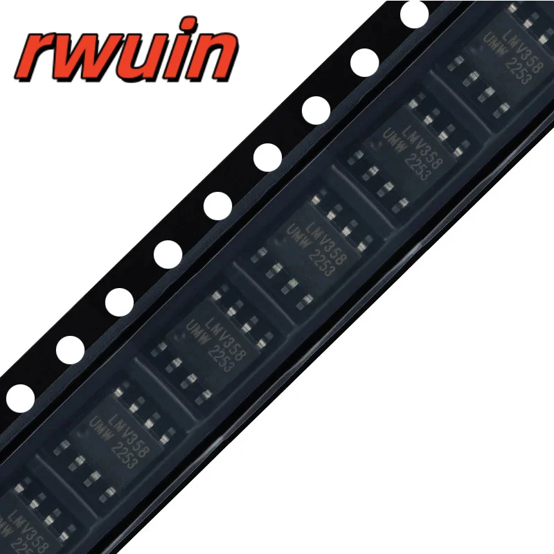 20pcs LMV358 LMV358IDR SOP-8 Two-Channel Low-Power Rail-to-Rail Operational Amplifier Chip IC Integrated Circuit