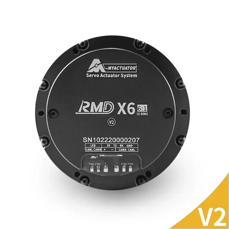 

MYACTUATOR Bldc Servo Motor Encoder Wheel RMD-X6 V2 1:6 48v dc Gear Motor High Precision Planetary Reducer Motor