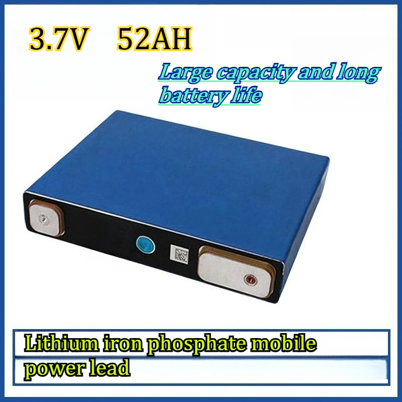 52AH Lithium Iron Phosphate 3.2V Two Three Wheel Electric Motorcycle Battery for Takeaway and Battery Swapping Power Pack