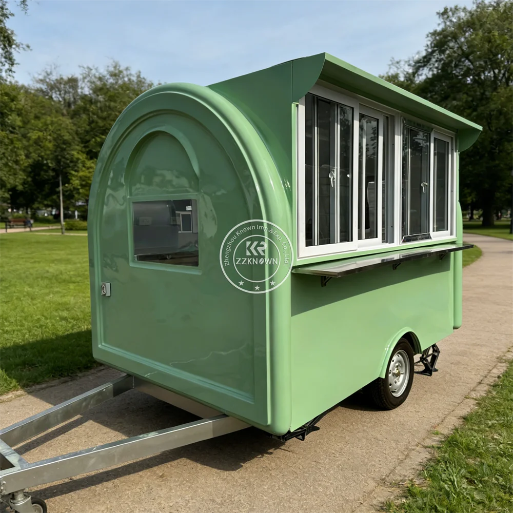 

Commercial Outdoor Catering Burger and Hot Dog Food Truck Heavy Duty Street Food Kitchen Food Trailer for Festival Events