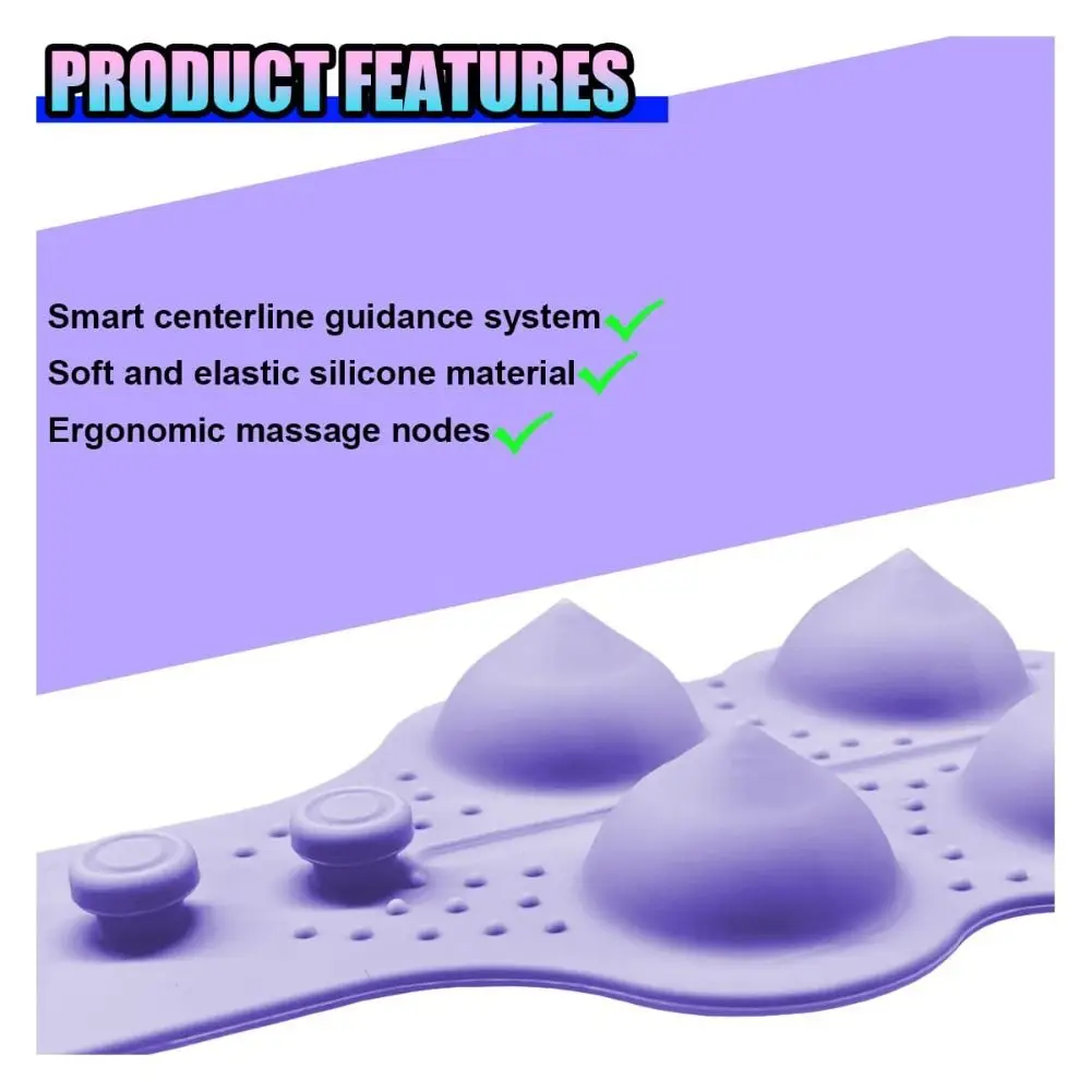 Soft Silicone Steering Wheel Massage Strap Labor-Saving One-Hand Operation Steering Wheel Booster Handle Massage Texture