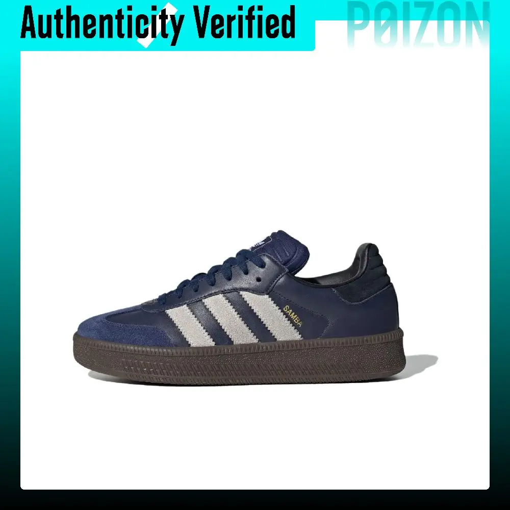 Adidas Originals Samba XLG Low top Skateboard Shoes Unisex Dark Blue IE9179
