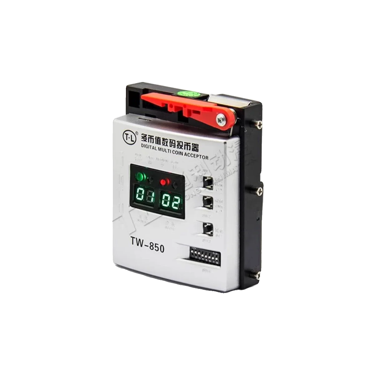 Tongli TW 850 Multi Denomination Coin Acceptor Memory Setting Direct Insertion for Coin Operated Arcade Game Machine