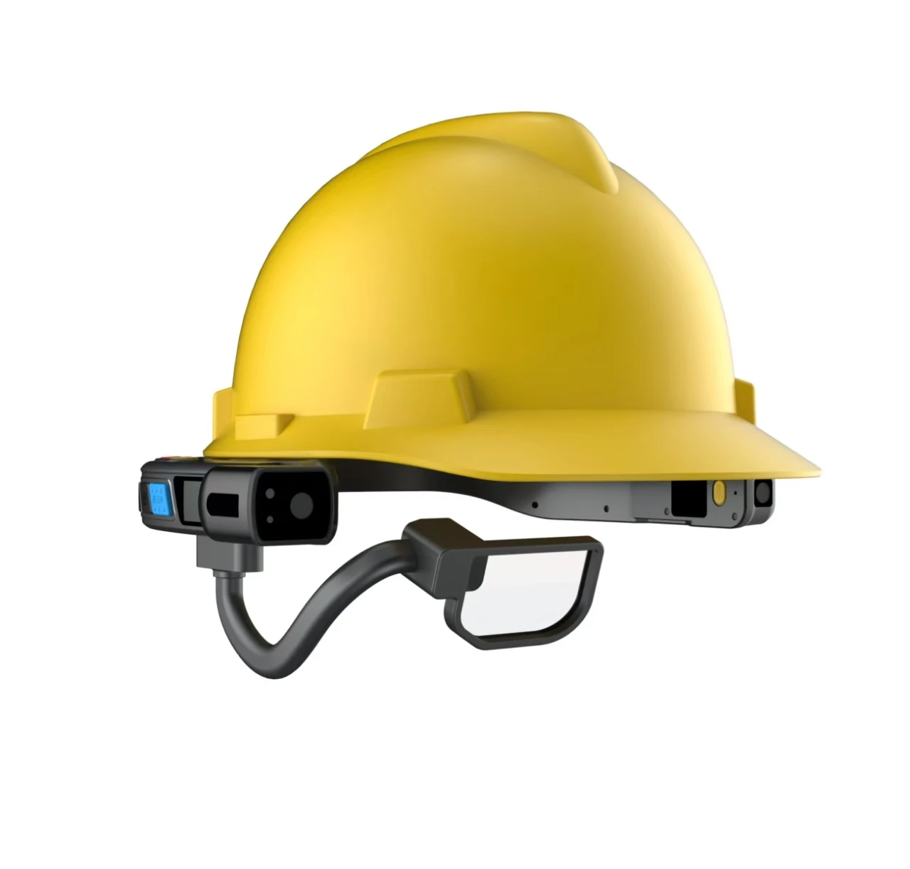 Smart Construction Terminal IoT Safety Helmet with Camera 4g 5g Cloud Service Big Data Platform AI Hard Hat with Display