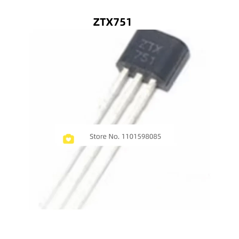 10pcs/lot  ZTX751   ZTX  751    TO-92   100% new