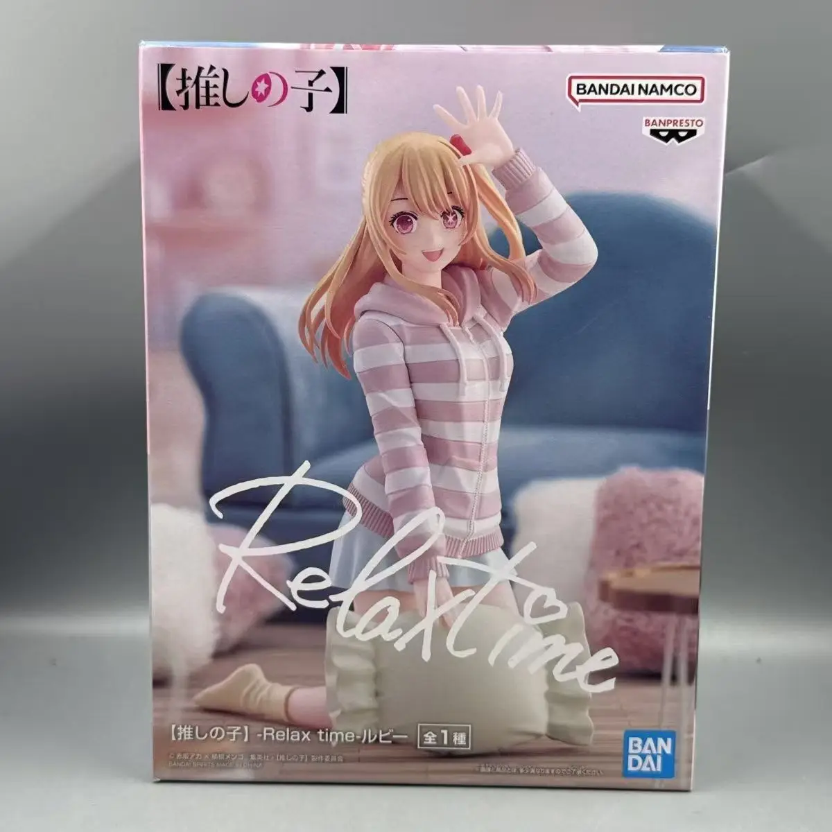 بانداي الأصلي OSHI NO KO الاسترخاء الوقت أريما كانا MEM أنيمي عمل أرقام نموذج جمع الحلي الشكل اللعب هدايا عيد الميلاد