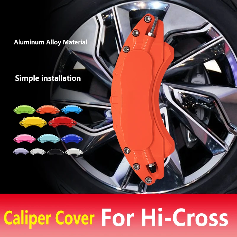 

For Nissan Hi-Cross Car Brake Caliper Cover Aluminum Alloy Metal Exterior Decoration Kit