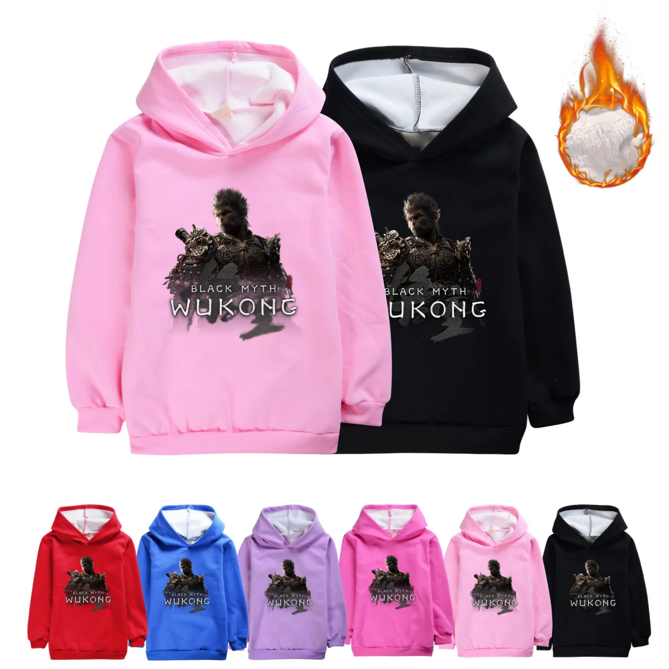 

Black Myth Wukong Game Hoodie Boys/girls Pullover Hoodies Long Sleeve Warm Winter Sweatshirts Sudaderas Hombre Kids Sweetshirt