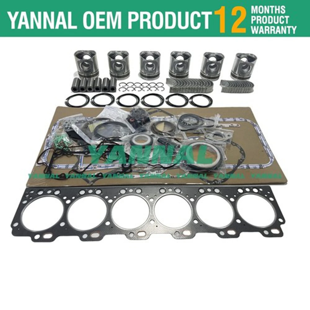 

6CT Overhaul Re-ring Kit for Cummins Diesel 8.3L Tractor Truck Excavator
