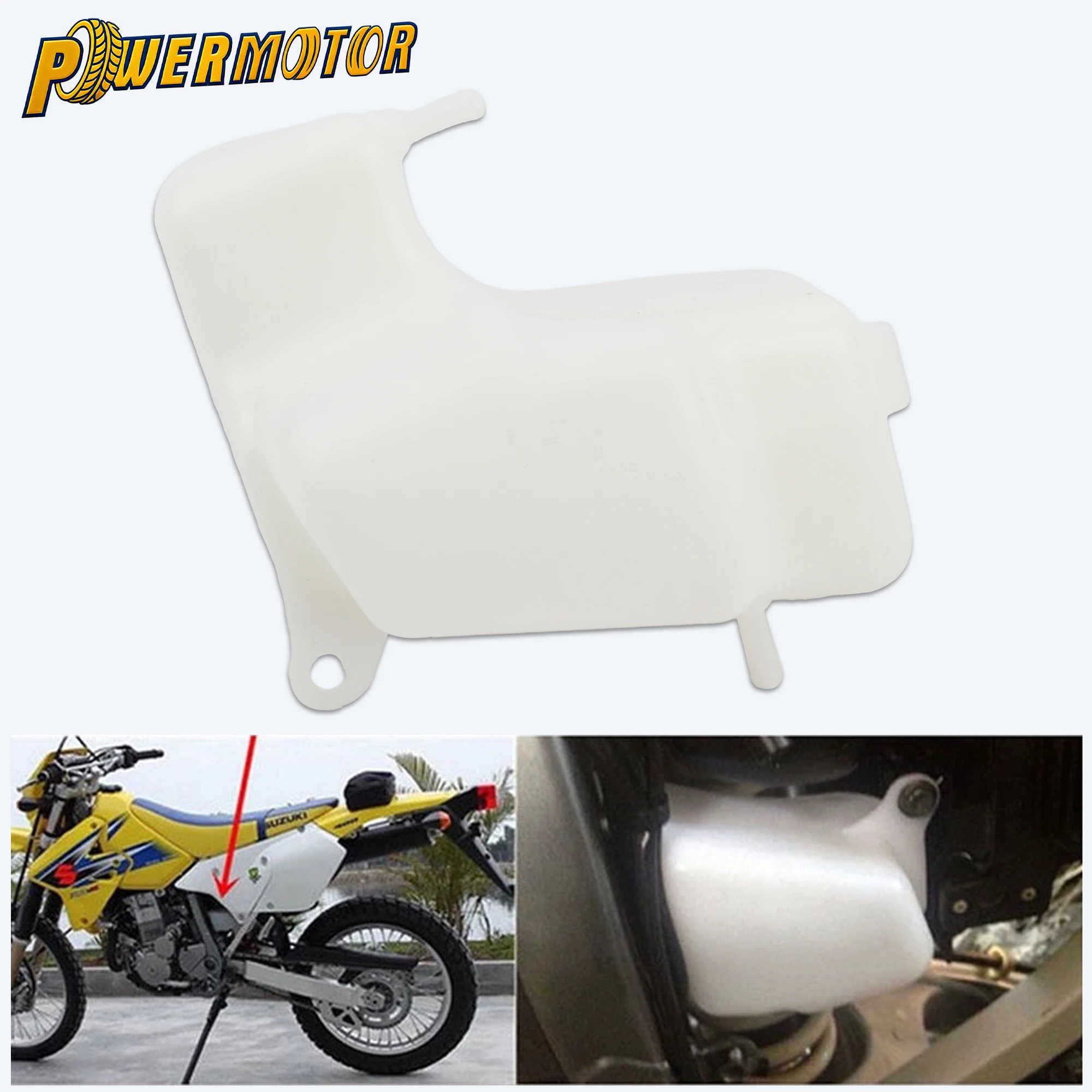 

For Suzuki DRZ400 Motorcycle Water Bottle Coolant Reservoir Tank Radiator DRZ 400S 400E 400SM Moto Engine Cooling Accessories