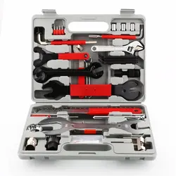 44pcs/box Bicycle Carbon Steel Repair Kit Super Equipment Toolbox Repair Tool Mountain Bike Equipment Universal Bicycle Tool Set