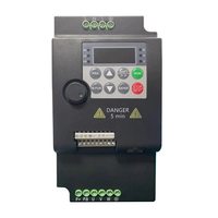 220V/380V VFD 0.75KW 1.5KW 2.2KW 4KW 5.5KW 3 Phase Vector Frequency Converter Adjustable Speed Drive Variator Frequency Inverter