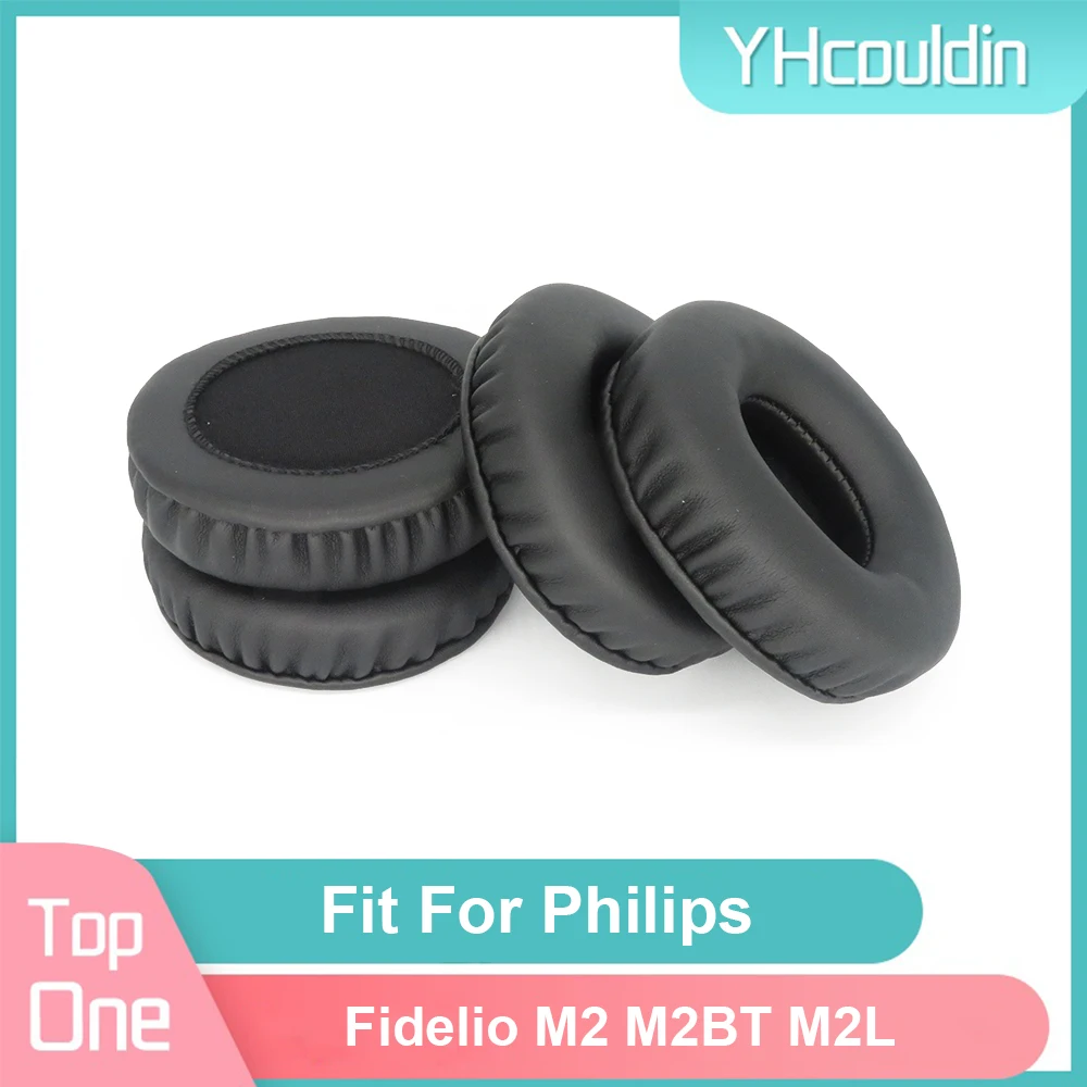 Earpads For Philips Fidelio M2 M2BT M2L Headphone Earcushions PU Soft Pads Foam Ear Pads Black