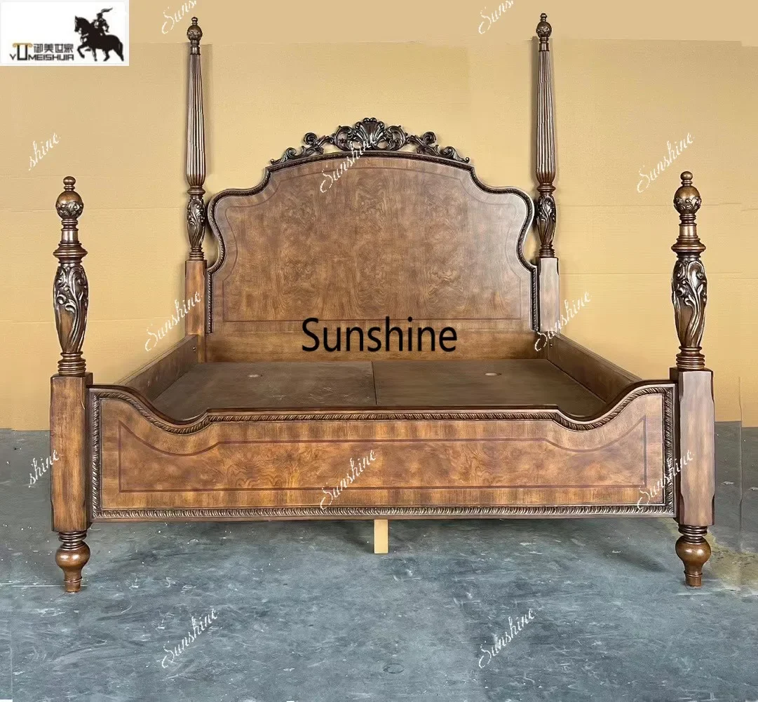 YPeninsula series villa furniture, classic American style, double bed small apartment