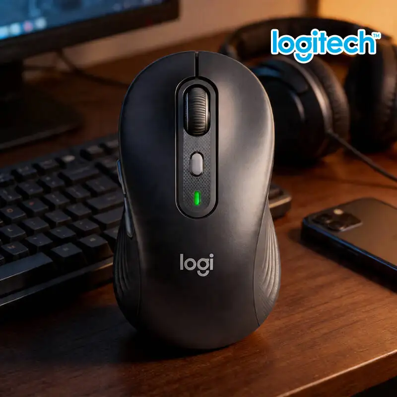 

Беспроводная мышь M750 Bluetooth — бесшумные нажатия, плавное прокручивание SmartWheel, 20 месяцев автономной работы, совместимость с различными платформами