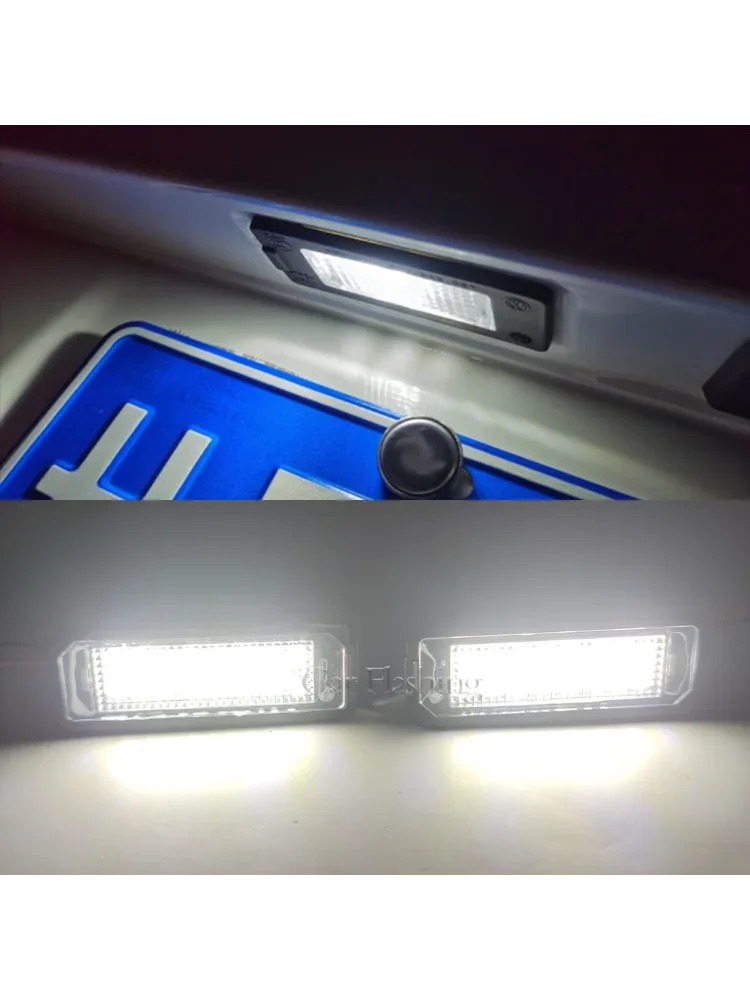 Pour Volkswagen éclairage de plaque d'immatriculation, Lingdu Shangku Polo Beetle CC Magotan feu de plaque d'immatriculation LED, feu de plaque d'immatriculation arrière