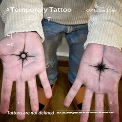 Asymmetric Totem Herbal Juice Tattoo Sticker Half Arm Waterproof Temporary Tattoos Man Trendy Sexy Hotwife Fake Tatto Gift Charm