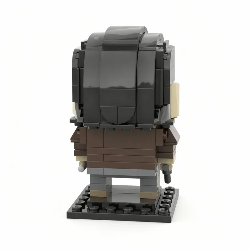 163pcs MOC Rick Grimes Brickheadz Model Building Blocks Construction Toy Christmas Gifts DIY Creative Idea Education Assemble - view 4