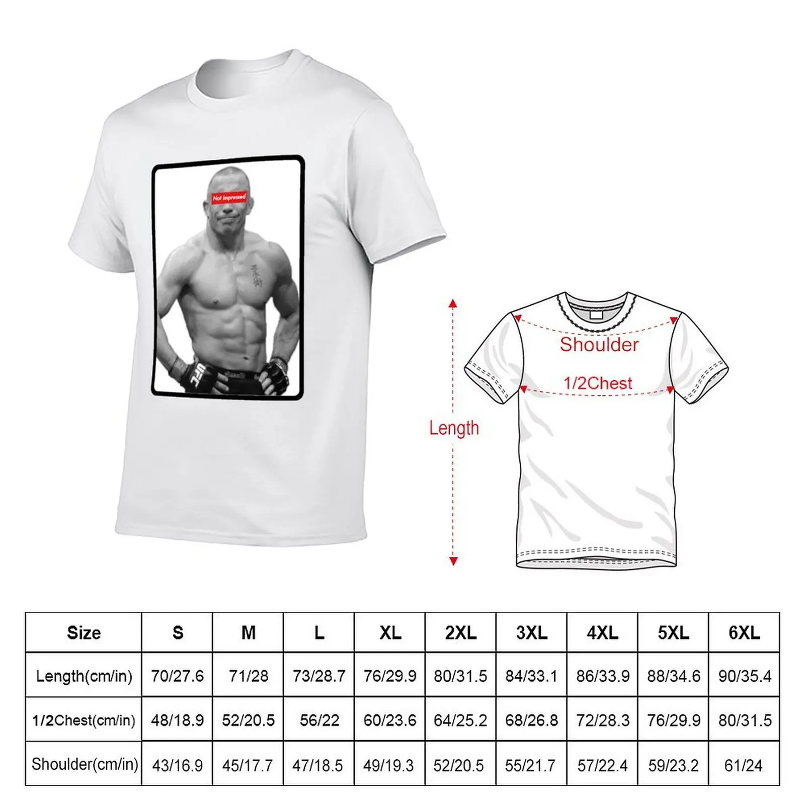 Saint Georges Not Impressed - Pierre T-Shirt Novelty Graphic Tee Shirt