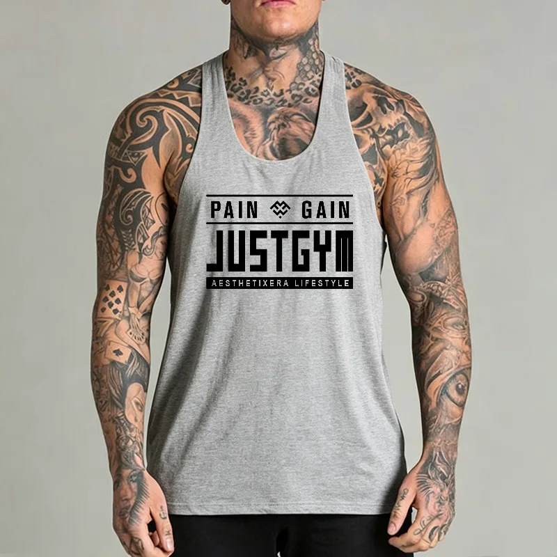 Men's Lightweight Quick Dry Running Vests Sleeveless Muscle Tank Top Athletic Gym Shirt For Workout Bodybuilding Training Gear