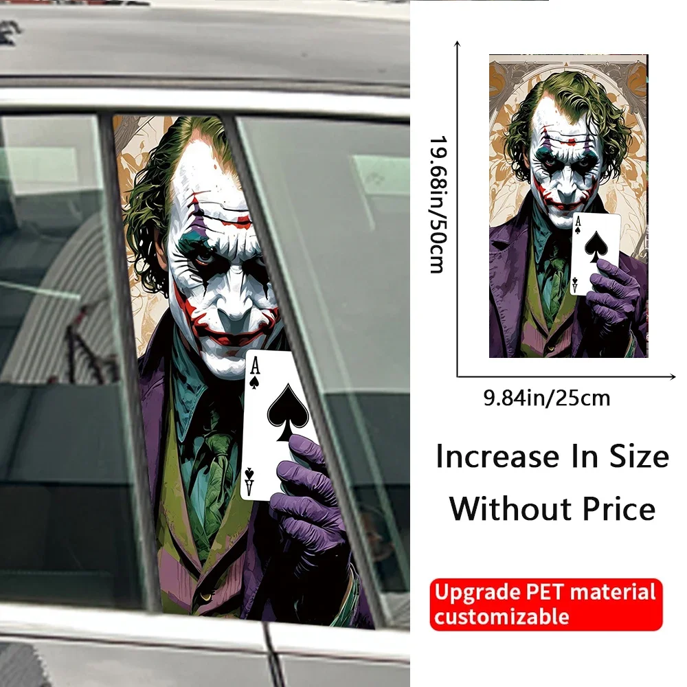 Graffiti Car Stickers Auto B-pillar Decals Center Column Cartoon Cover Scratches Decor Waterproof Decal Sticker Self-adhesivea