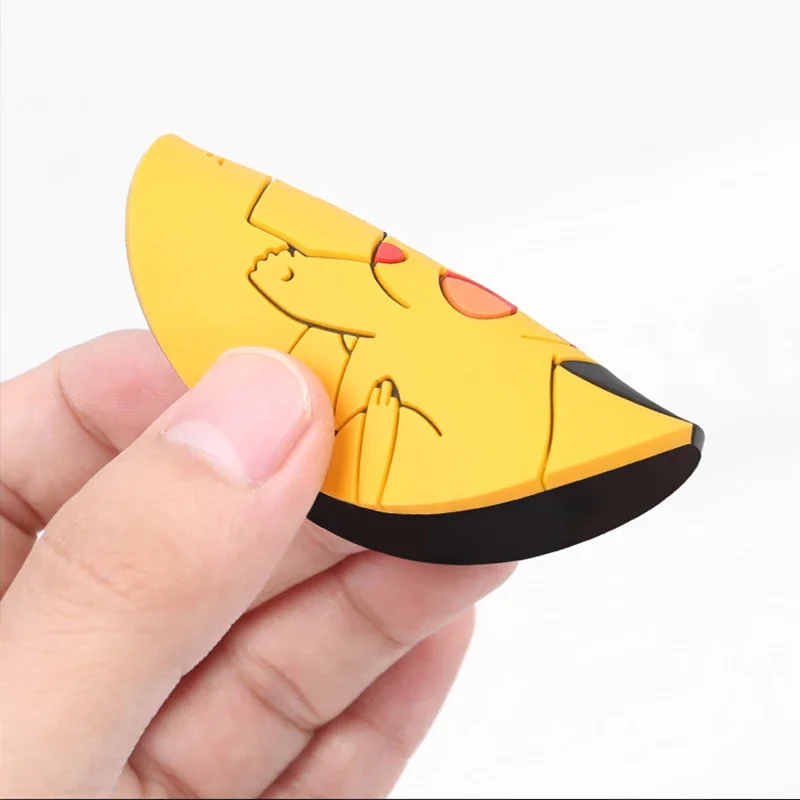 Pokemon Pikachu Silicone Coasters Cute Animation Round Car Non-slip Cup Cushion Car Interior Accessories Heat-resistant Cup Mat