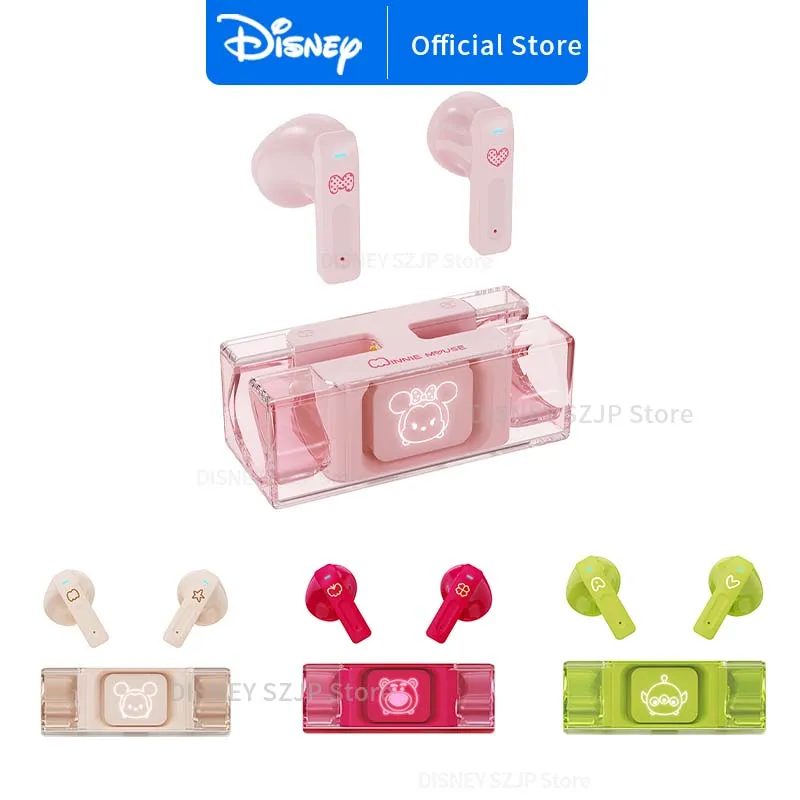 Disney DN03 Wireless Bluetooth Earphones With Light HIFI Sound Mini Cartoon Headset Music Gaming Headphone Long Battery Life