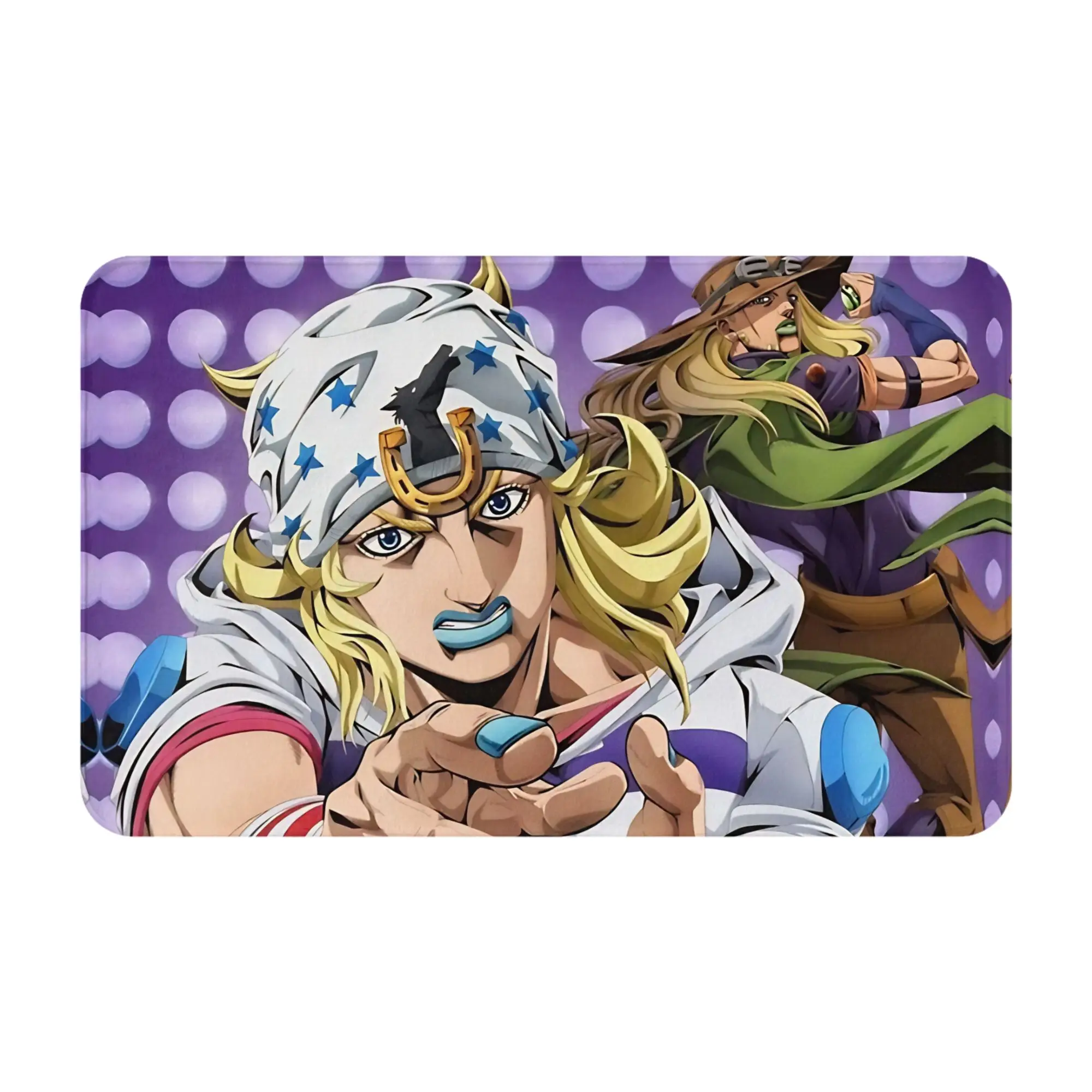 JoJo Decorations Bathroom Mat jojos bizarre adventure Doormat Kitchen Carpet Balcony Rug Home Decor
