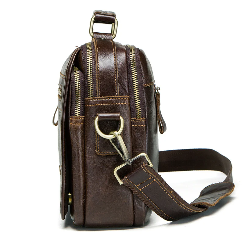 OYIXINGER Retro Small Crossbody Bag For Men Designer Shoulder Strap Messenger Bags For 9.7\