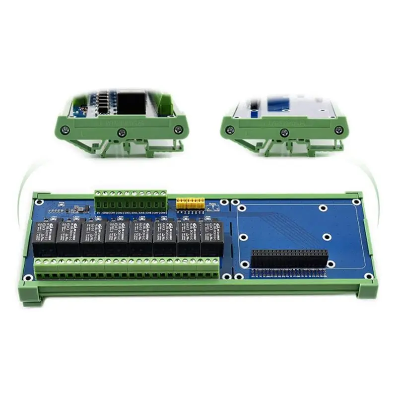 B29C-Expansion Board Eight Way Relay 5V 8-Channel HAT Shield Kit For Raspi RPI RPI4 RPI3B Raspberry Pi Zero 2 W 3A 3B Plus 3