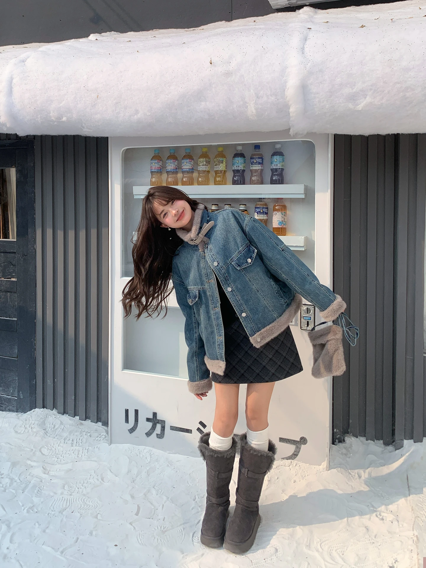 

Korean Sle Fce Lined ort Jaet Stand Collar Warmth Women's Cotton Coat Slimming Effect Winter Faion Outerwear