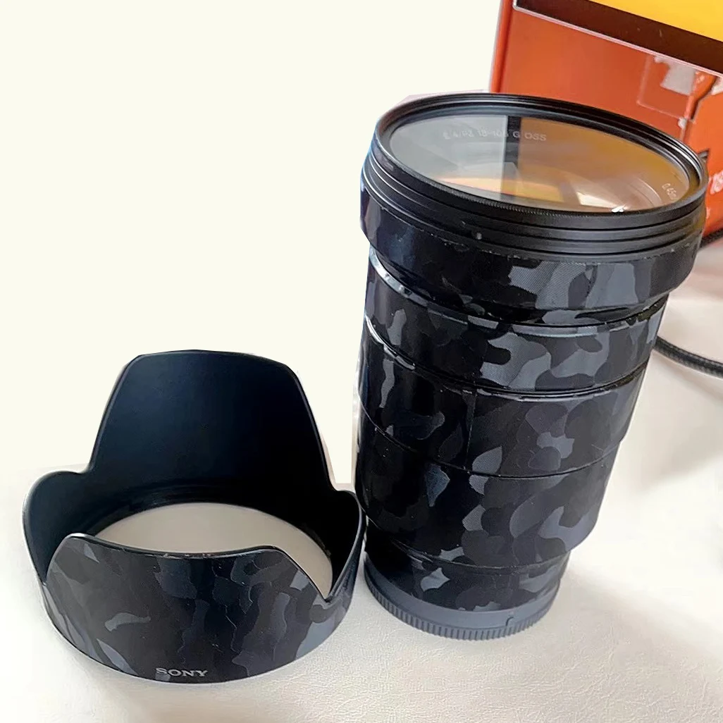 ملصق العدسة لسوني SELP18105G عدسة ملصق مائي الجلد لسوني E PZ 18-105 مللي متر F4 G OSS حامي العدسة 18105 المضادة للخدش غطاء الفيلم