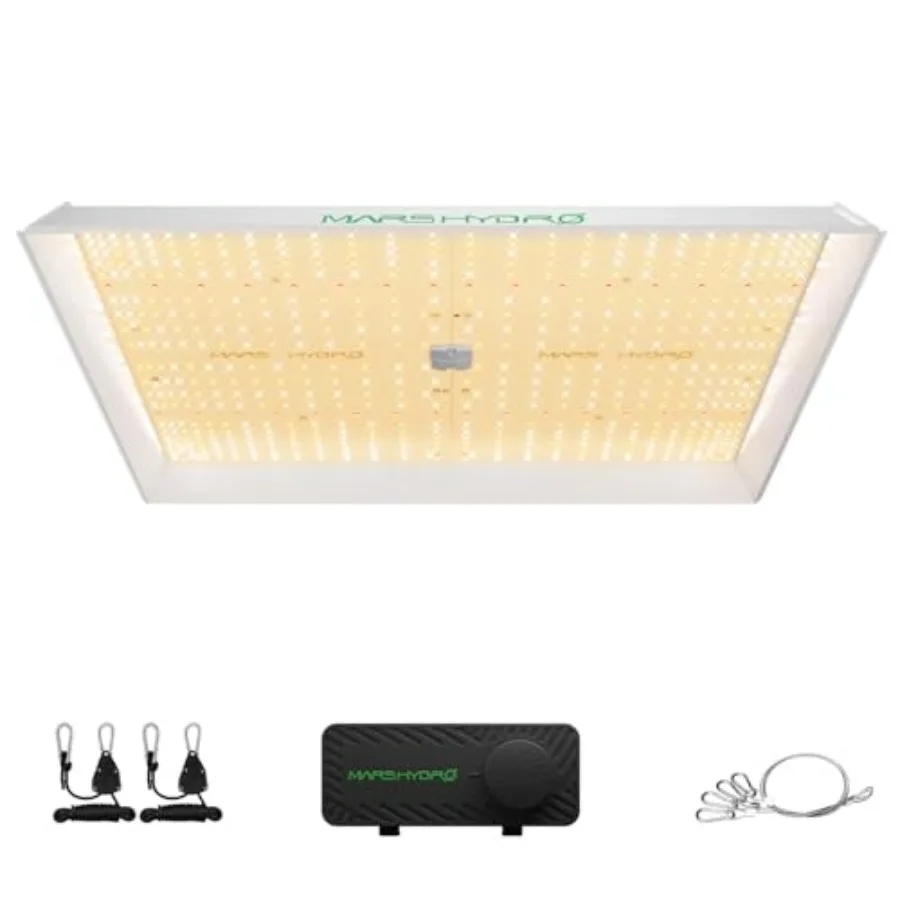 

300W Dimmable Full Spectrum LED Grow Light for Indoor Plants TSW2000 Daisy Chain Compatible Ideal for Seeding Veg Bloom 3x3ft/4