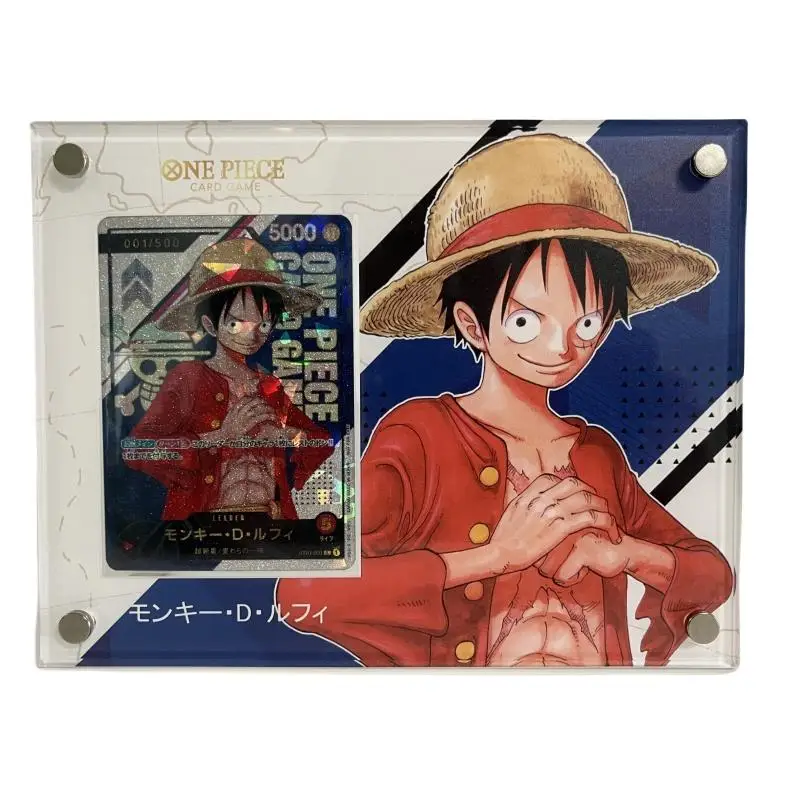 One Piece Card Brick Monkey D Luffy Eustass Kid Shanks Roronoa Zoro Opcg Diy Acrylic Action Toy Figures Anime Game Collection