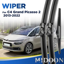 MIDOON Wiper Front & Rear Wiper Blades Set For Citroen C4 Grand Picasso 2 2013 - 2022 Windshield Windscreen Window 30