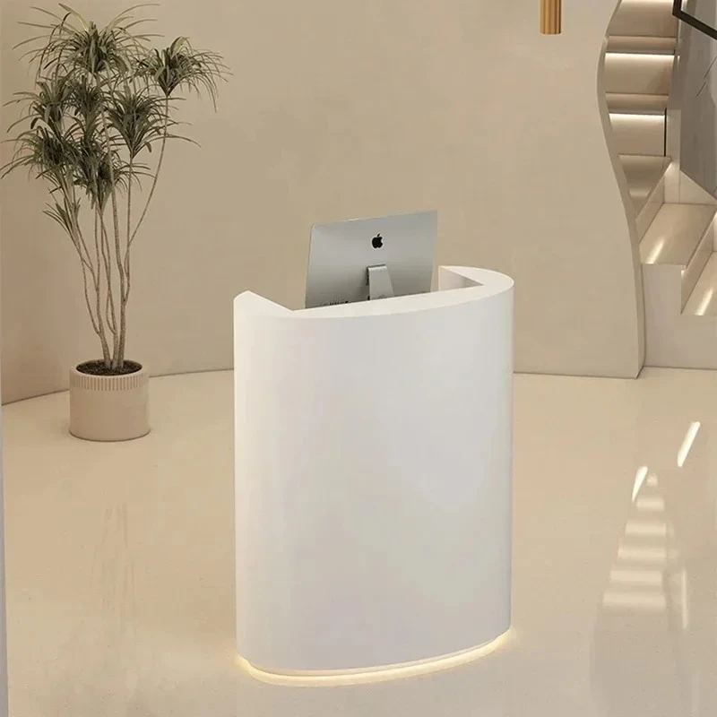 

exquisite craftsmanship Simplicity High-end Beauty Reception Desk for Clothing Store Office Furniture