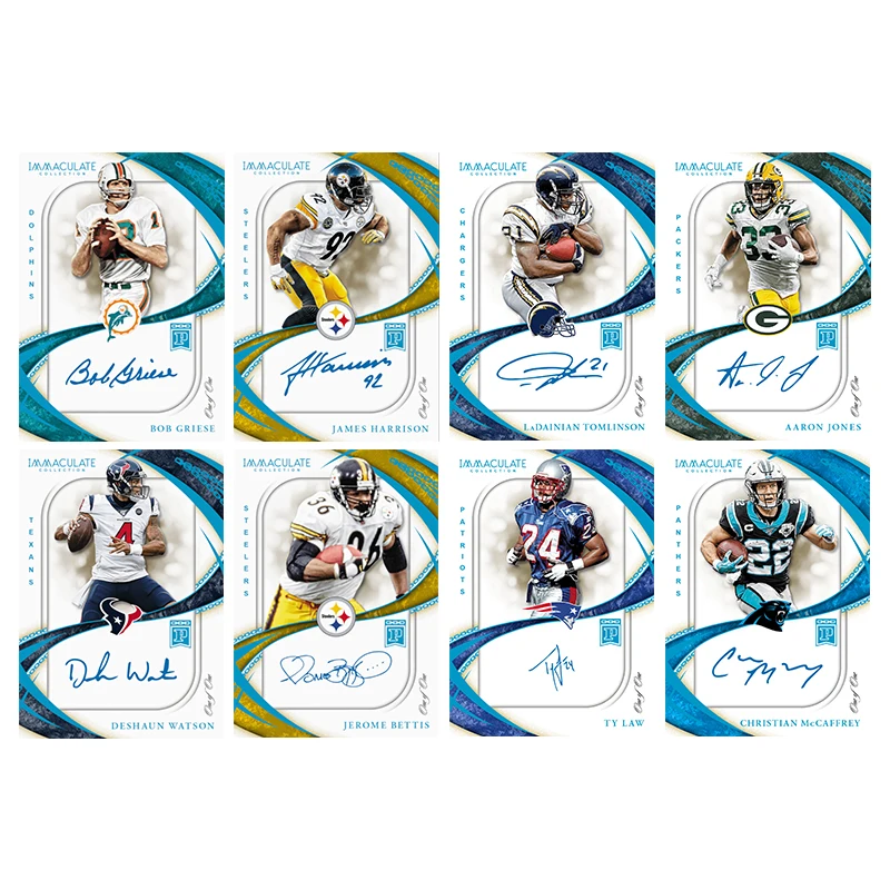 

Diy Homemade Panini Nfl Rugby Star Bob Griese Deshaun Watson James Harrison Ty Law Character Collection Card Toys Gift