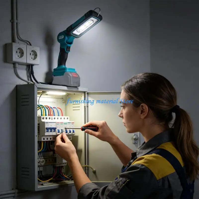 Y5GD Strong Plastic LED Camping Light Foldable Design 500LM Brightness Waterproof for Outdoor and Use