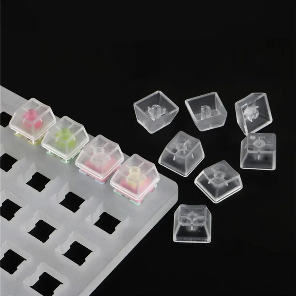 10/20pcs Blank ABS Frosted Translucent 1U R4 Keycaps for Cherry MX Switches Mechanical Keyboard Replacement