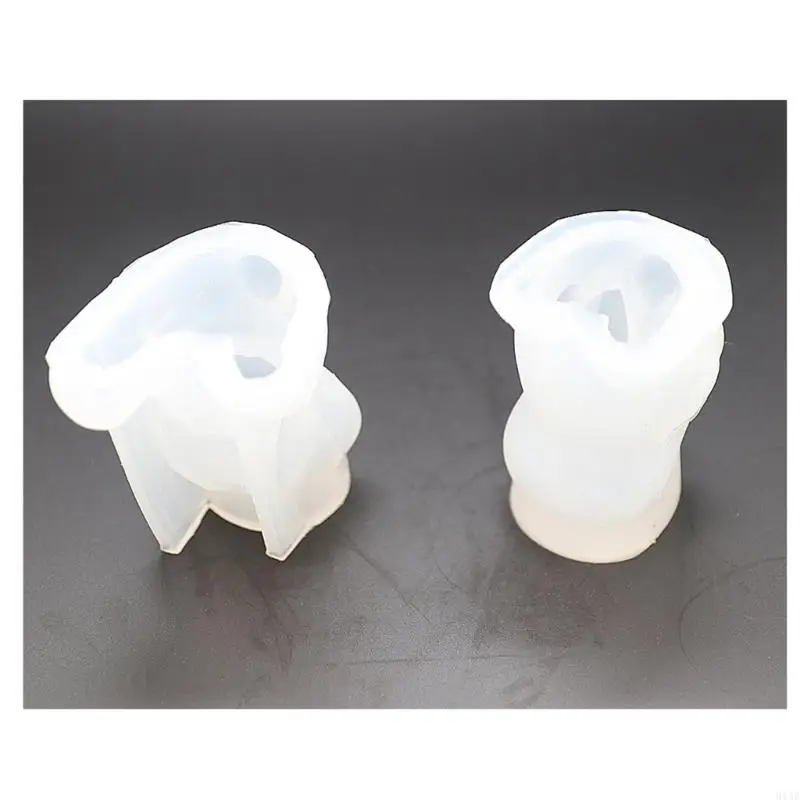 91AF 3D Bunny Molds vela sem graça