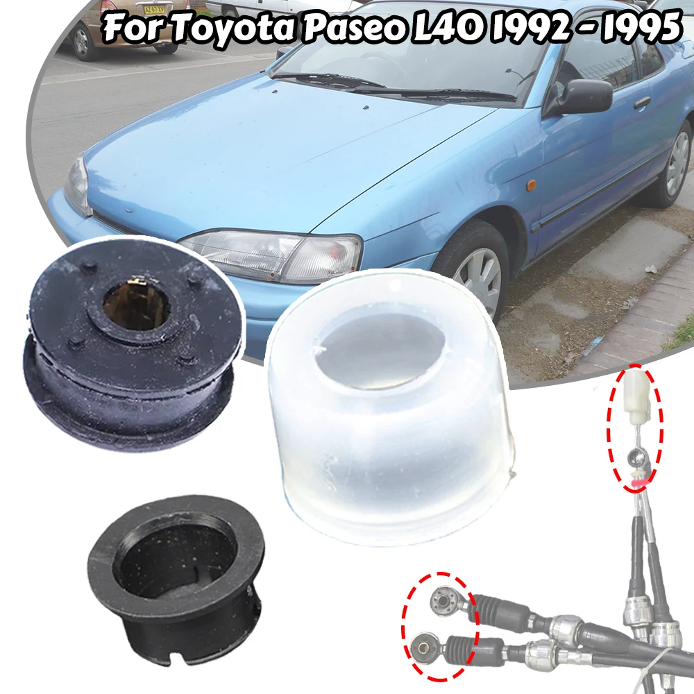 

Car Manual Gear Shift Selector Lever Linkage Cable End Rod Connector Shifter Bushing For Toyota Paseo L40 1992 1993 1994- 1995