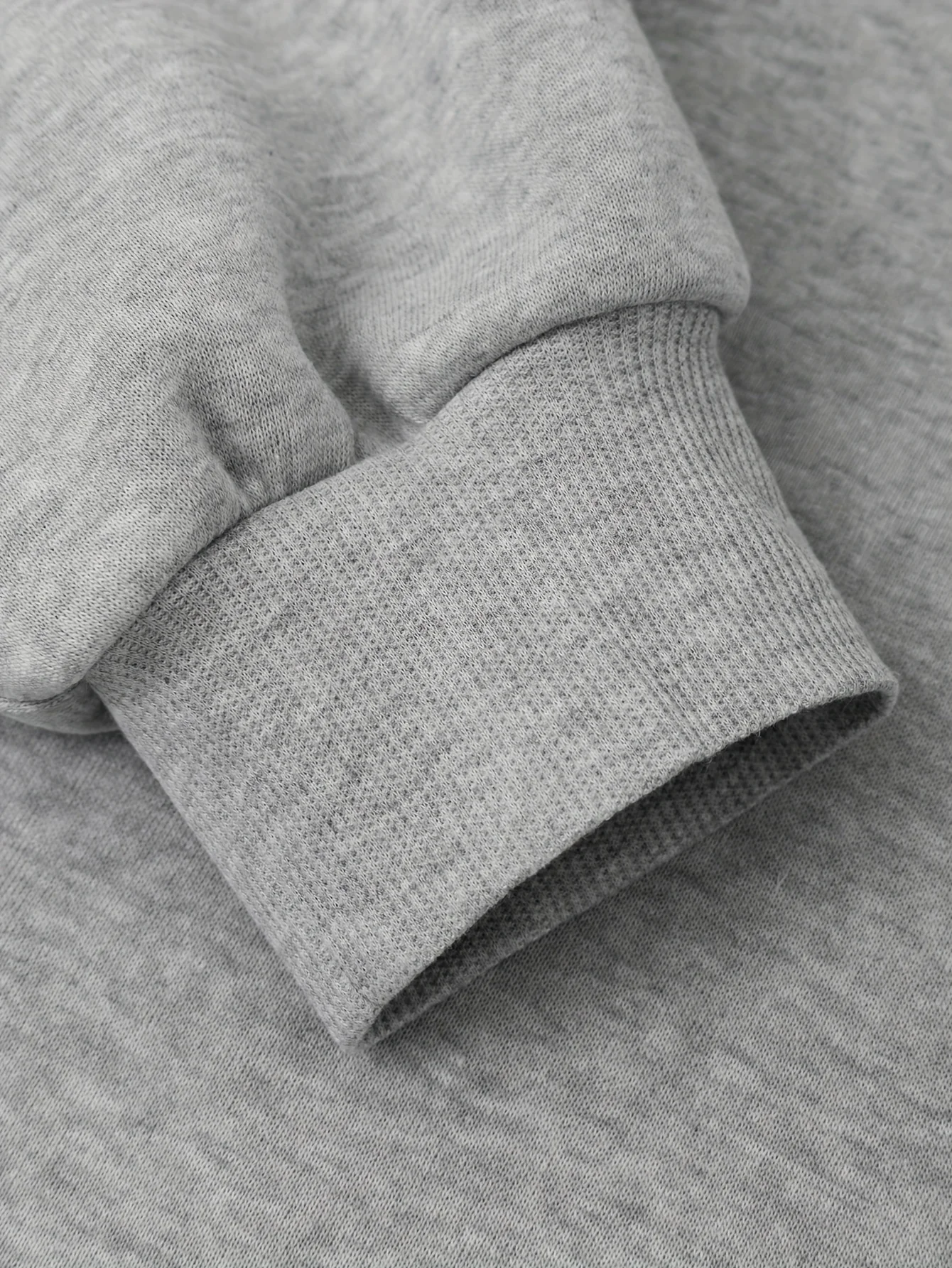 Amerikanisches Retro-Sweatshirt mit niedlichem Katzenpfoten-Print und langen Ärmeln für Damen – Detail 4