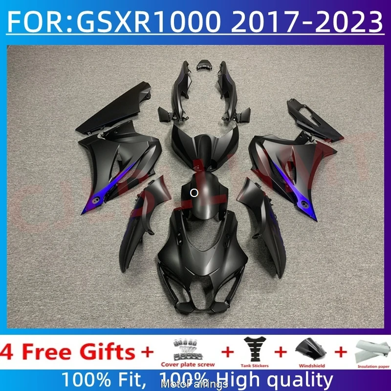 

Комплект обтекателей для мотоцикла, подходит для GSXR1000 GSXR 1000 2017 2018 2019 2020 2021 2022 K17, комплект обтекателей, черный